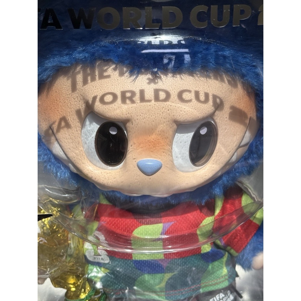 US SELLER The Monsters FIFA Catch the Win Vinyl Plush Doll Labubu 2026 Authentic - Picture 4 of 4
